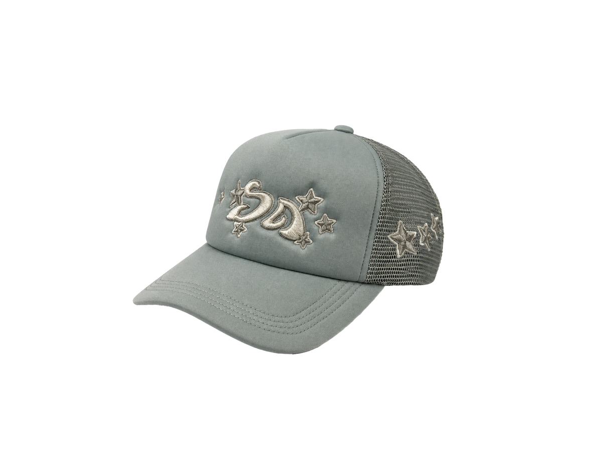 GREY TRUCKER SIDE ARTS - Casquette Trucker streetwear SIDE ARTS (1)