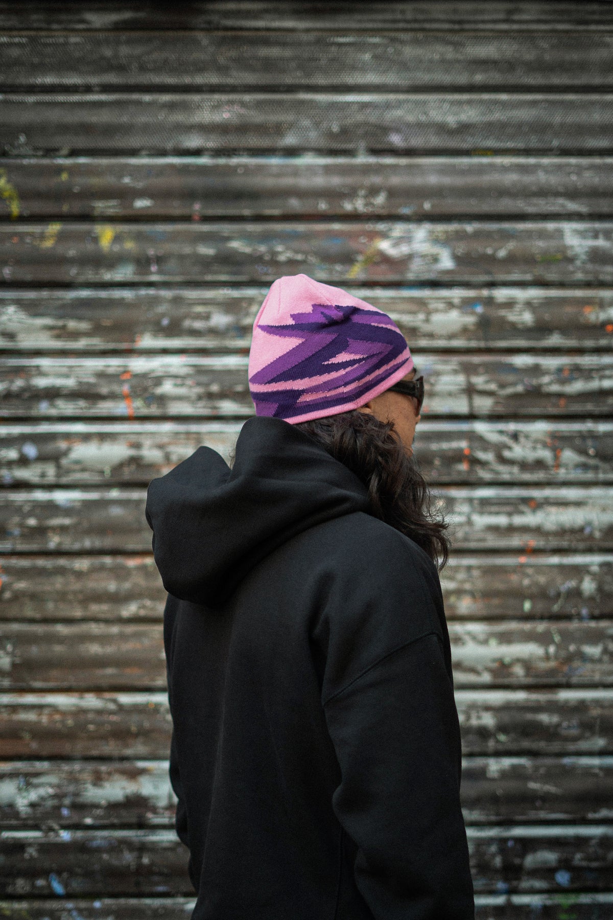 PINK LOGO BEANIE - Beanie SIDE ARTS (3)