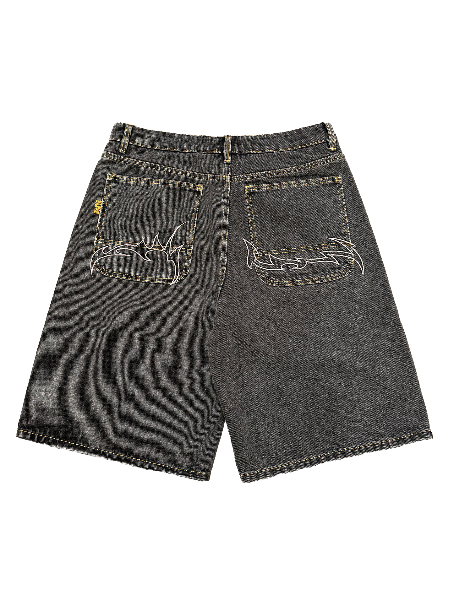VINTAGE BLACK ORNAMENTS SHORT