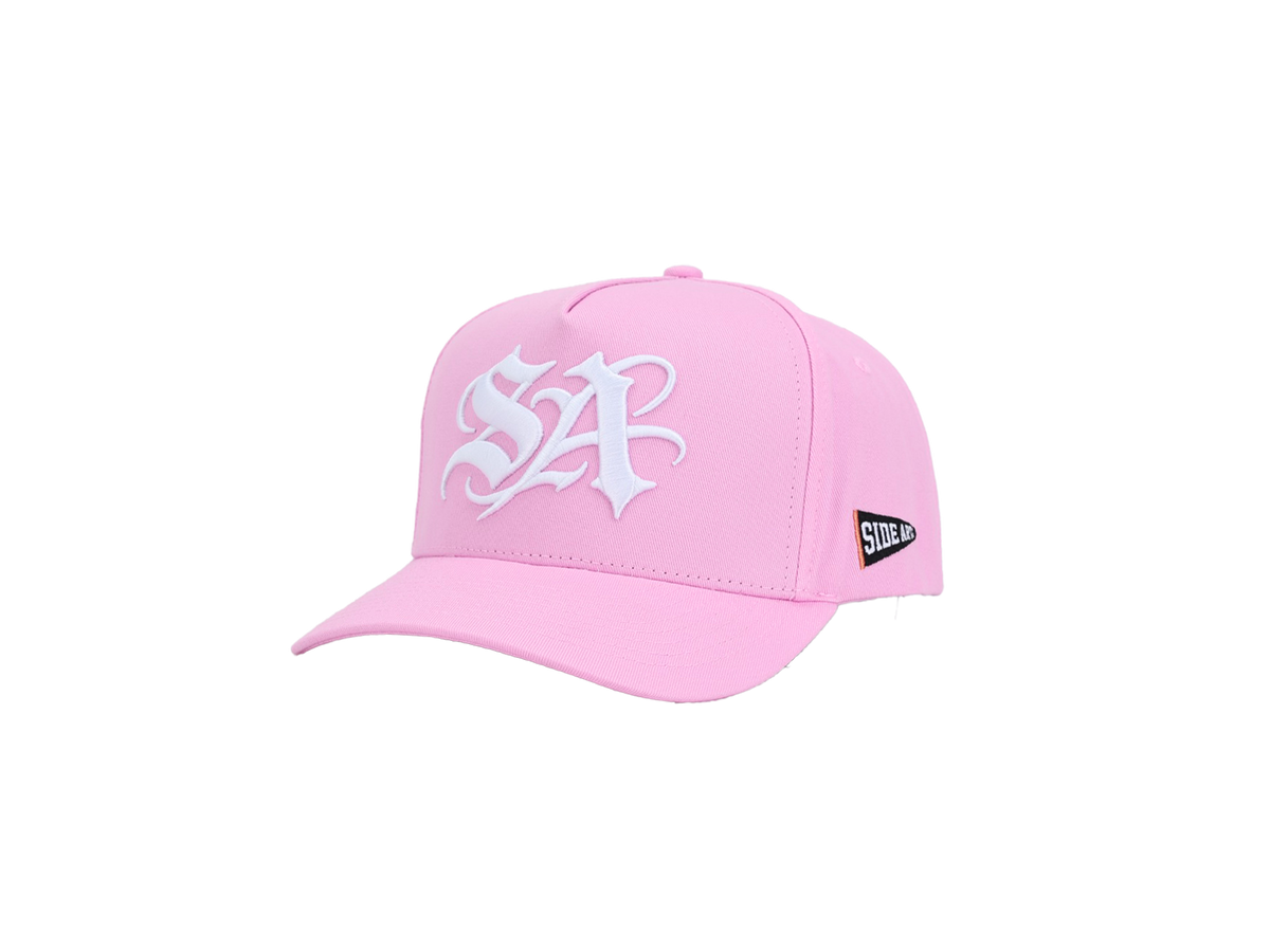 CHAMPS PINK CAP - Trucker Cap SIDE ARTS (1)