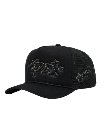 OG BLACK TRUCKER - Trucker Cap SIDE ARTS