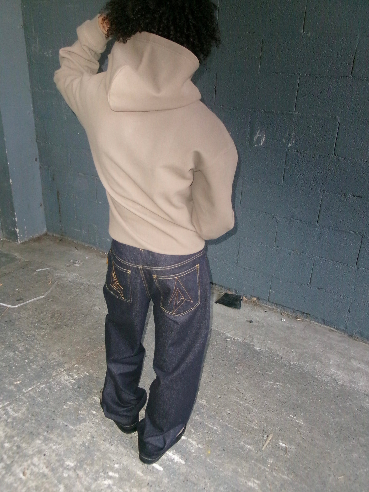 RAW LOGO DENIM 14 OZ SIDE ARTS - Pantalon (vue 5) - Trousers SIDE ARTS (5)