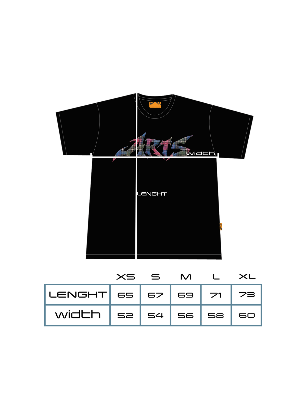Sizing & fit — PLAID TEE