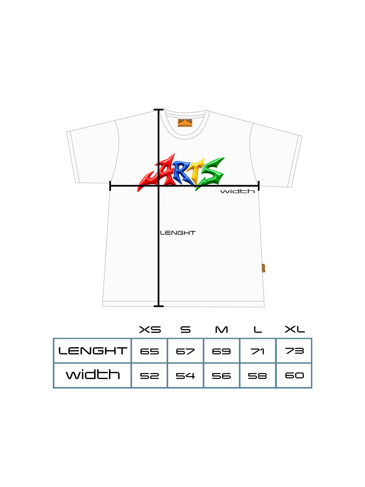 Tailles & coupe — BALLOON TEE