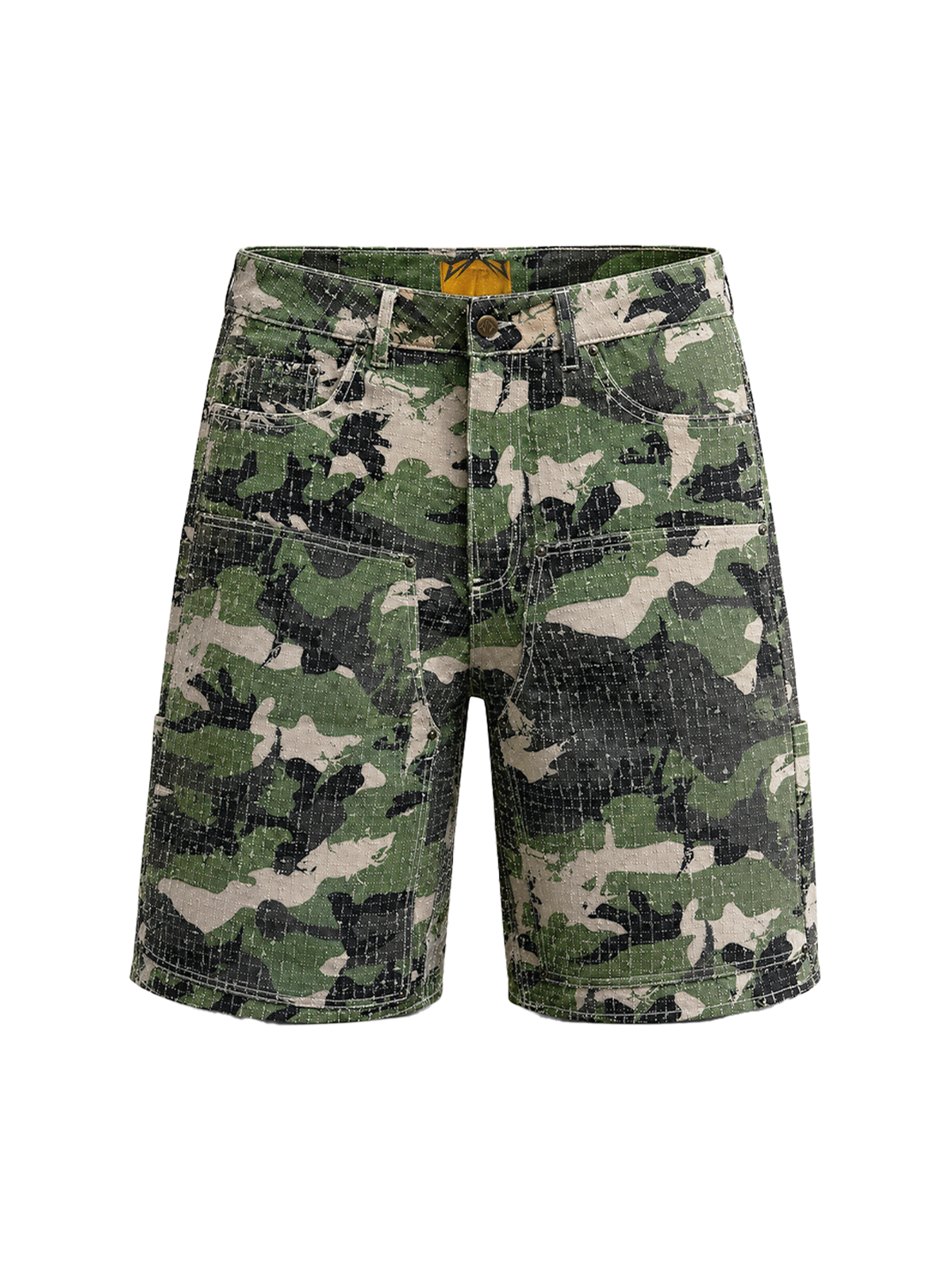 NEEDLEPUNCH CAMO PATCH SHORT - Shorts SIDE ARTS (1)