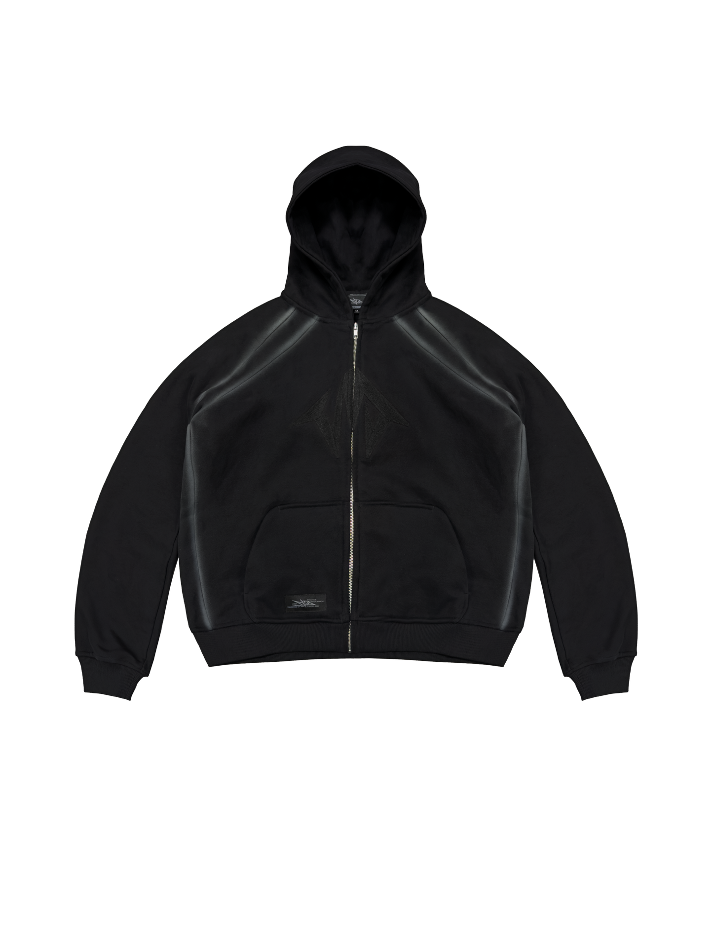 PAINTED ZIP-UP