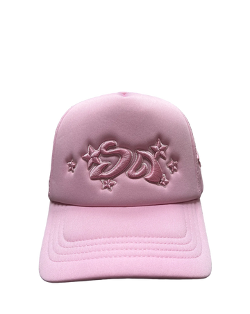 OG PINK TRUCKER - Trucker Cap SIDE ARTS