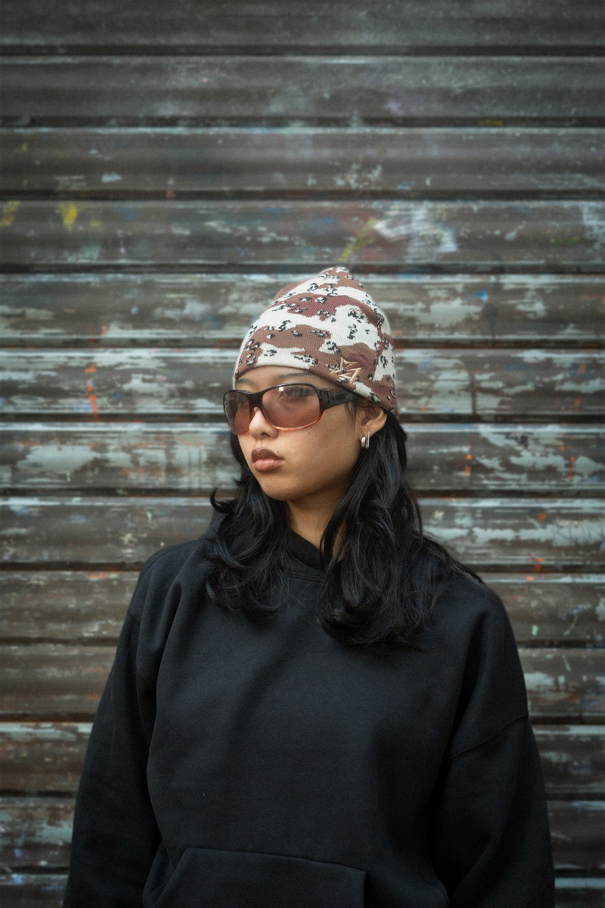 DESERT CAMO BEANIE SIDE ARTS - Bonnet (vue 4) - Beanie SIDE ARTS (4)