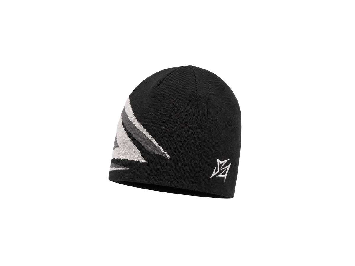 BLACK LOGO BEANIE SIDE ARTS - Bonnet streetwear - Beanie SIDE ARTS (1)