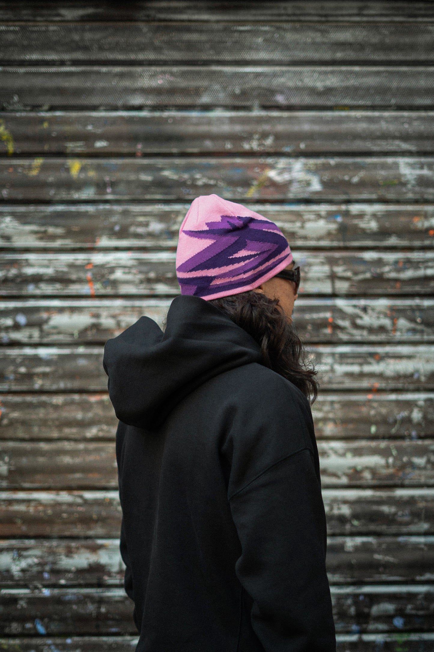 PINK LOGO BEANIE