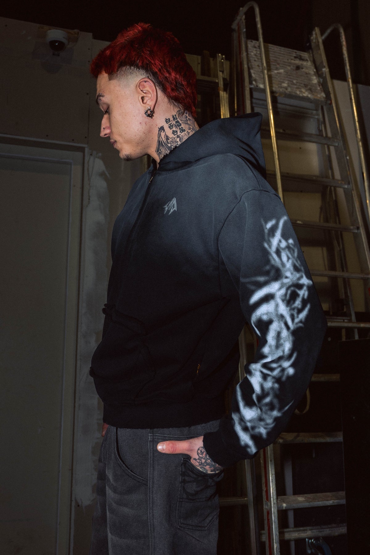 OBSIDIAN ZIP - Kapuzenpullover mit Reißverschluss SIDE ARTS (3)