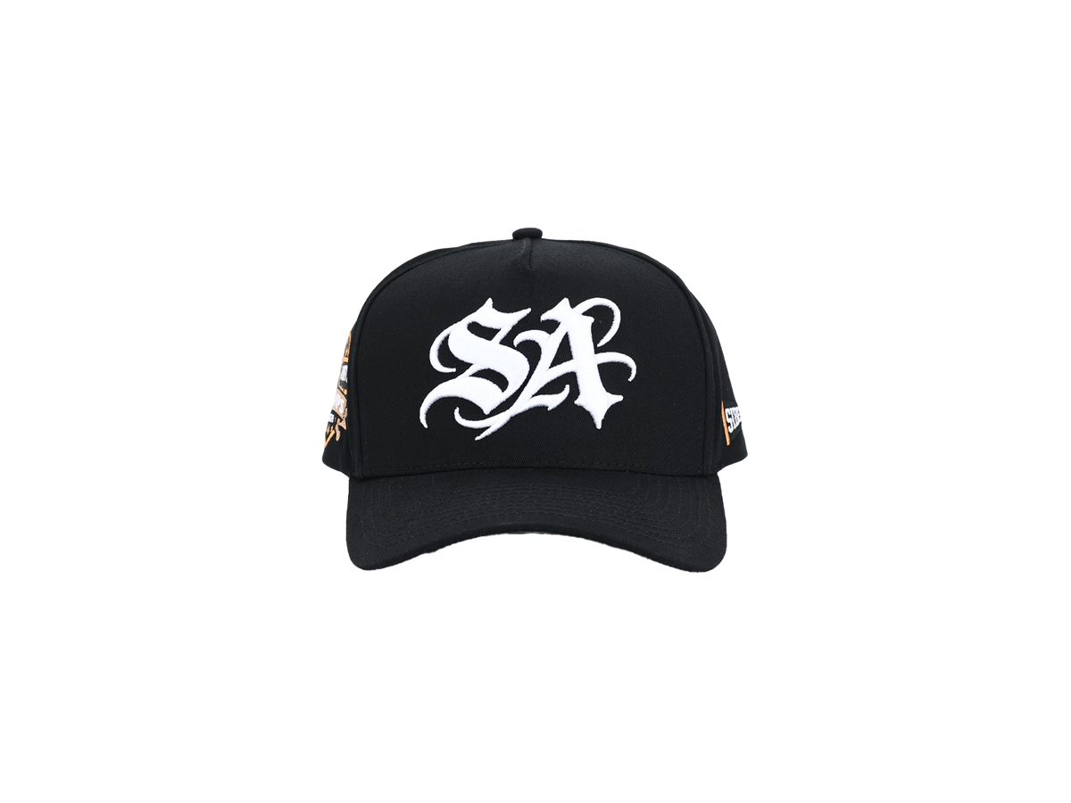CHAMPS BLACK CAP - Trucker Cap SIDE ARTS (3)