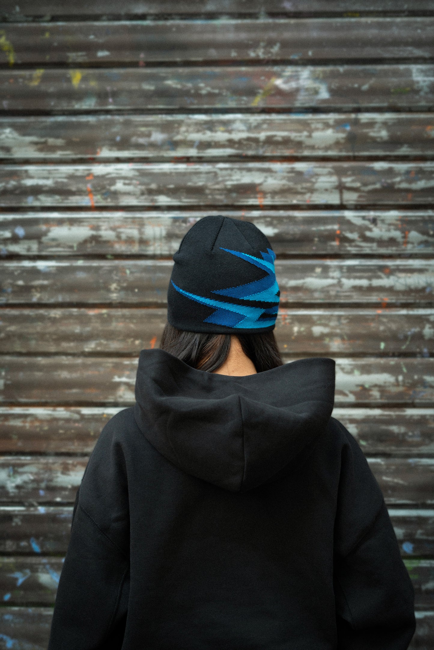 BLUE LOGO BEANIE