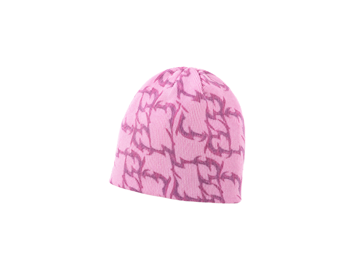 PINK ORNAMENTS BEANIE SIDE ARTS - Bonnet streetwear - Beanie SIDE ARTS (1)