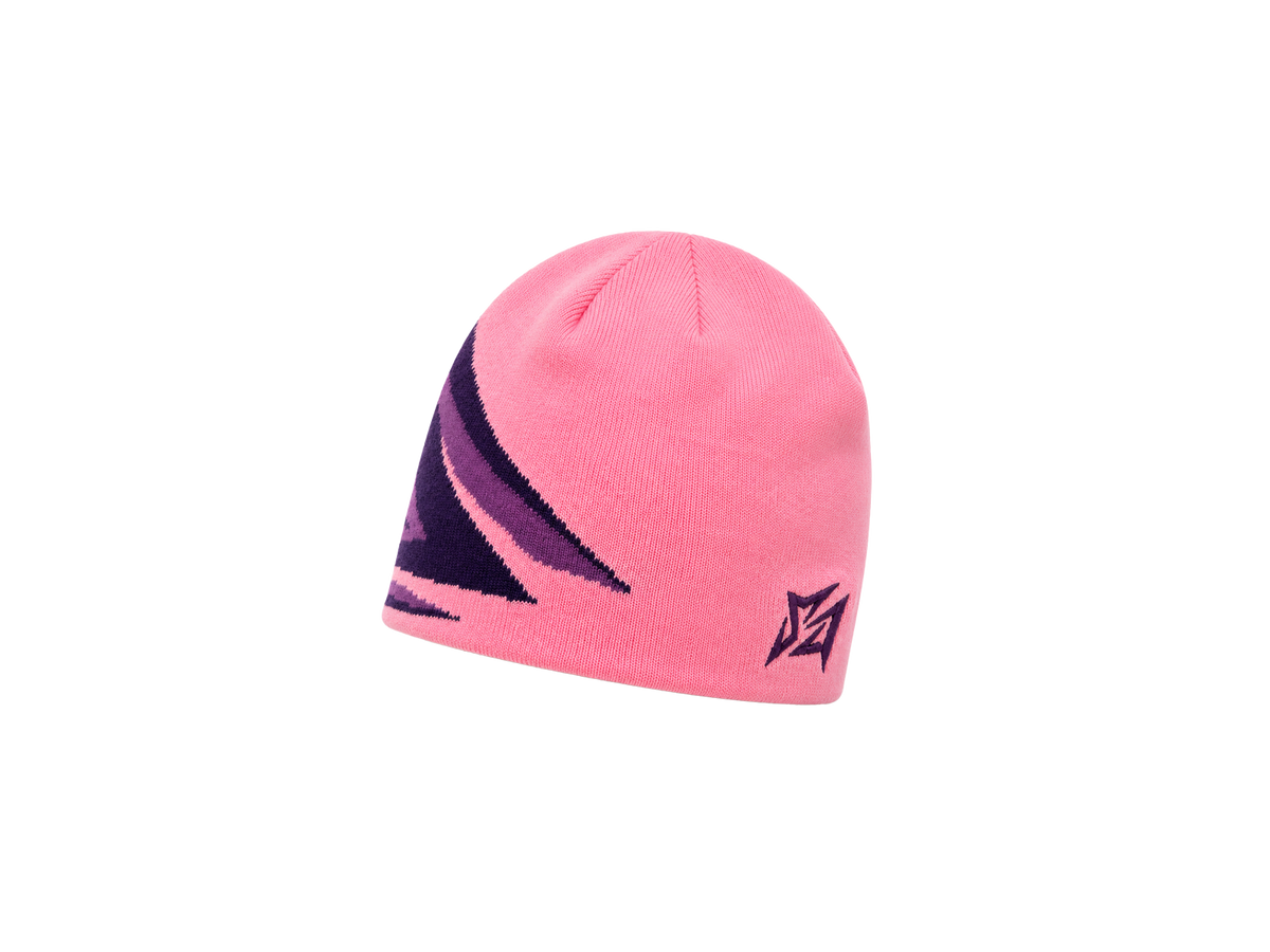 PINK LOGO BEANIE SIDE ARTS - Bonnet streetwear - Beanie SIDE ARTS (1)