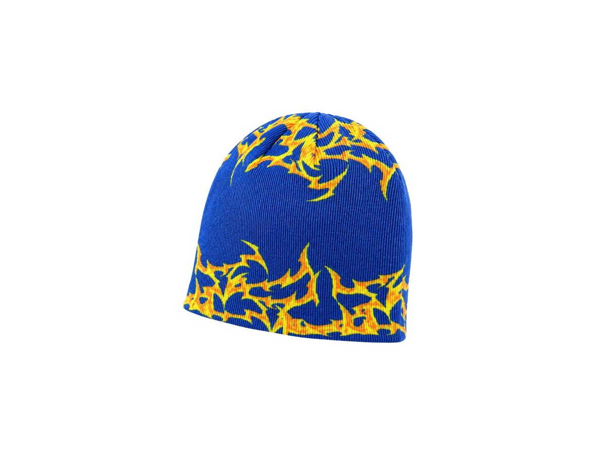 BLUE ORNAMENTS BEANIE SIDE ARTS - Bonnet streetwear - Beanie SIDE ARTS (1)