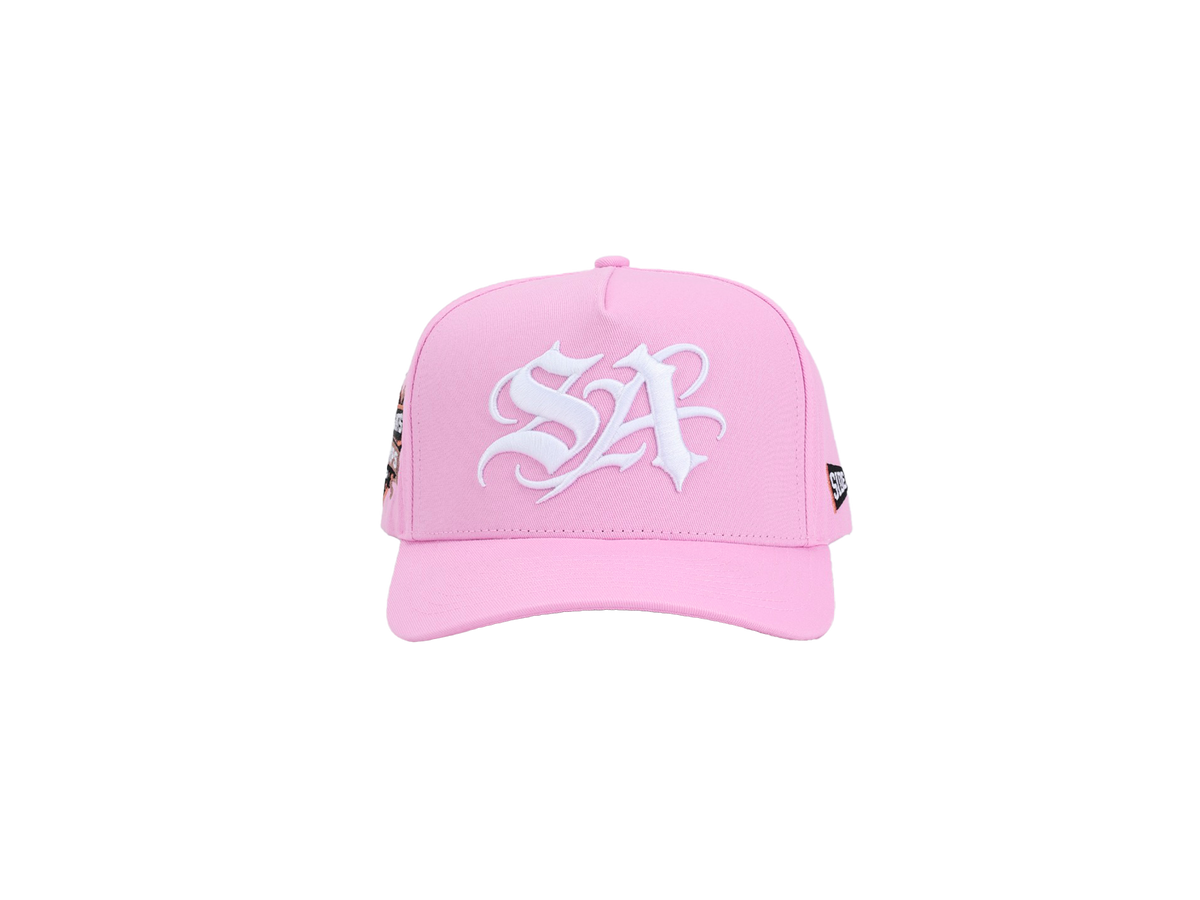 CHAMPS PINK CAP - Trucker Cap SIDE ARTS (3)