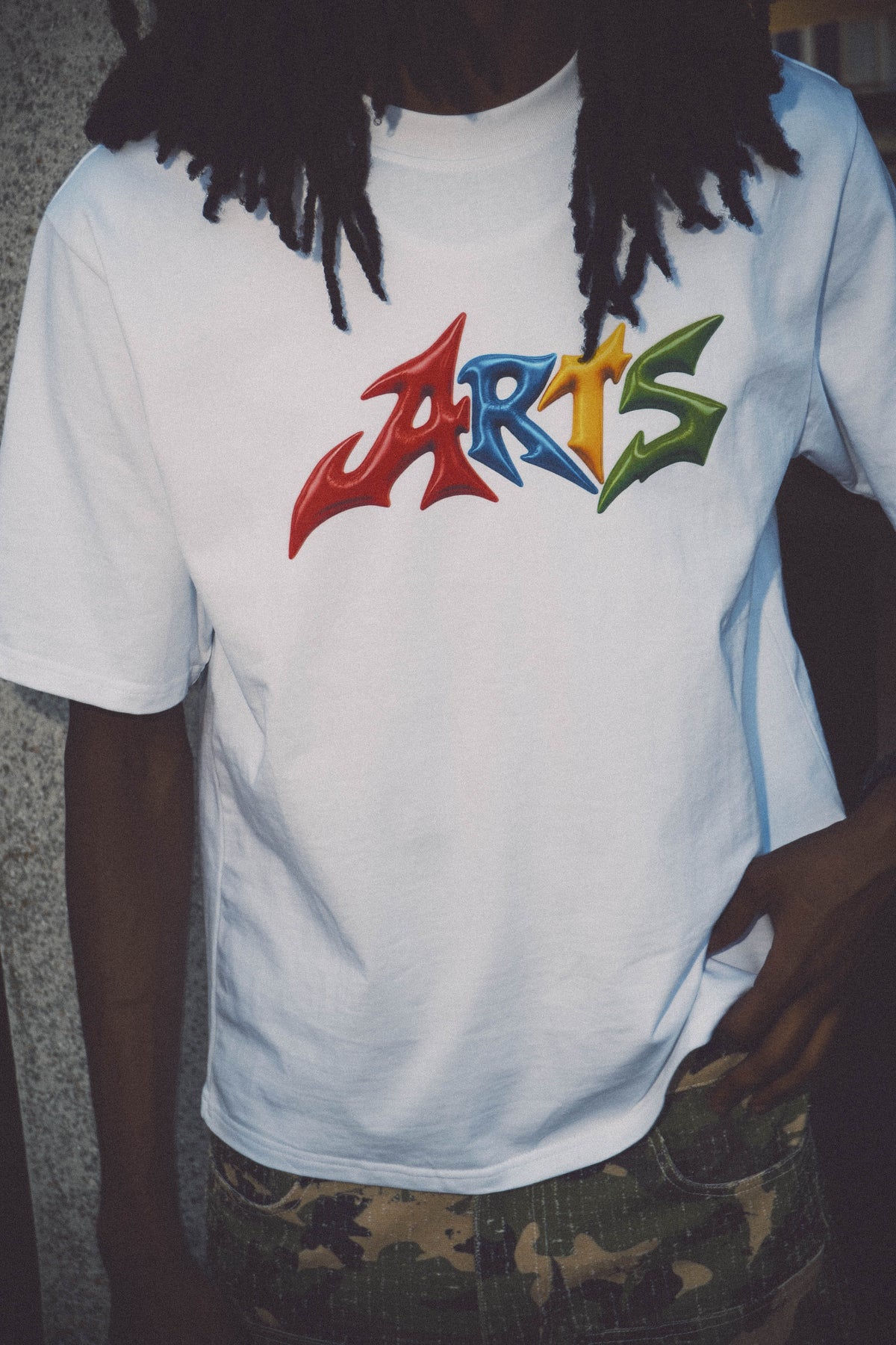 T-shirt BALLOON TEE SIDE ARTS, détail impression DTG - T-Shirt SIDE ARTS (2)