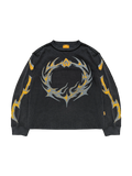 ORNAMENTS WAFFLE BLACK