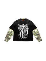 CAMO DOUBLE LAYER LONGSLEEVE