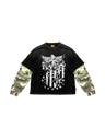 CAMO DOUBLE LAYER LONGSLEEVE