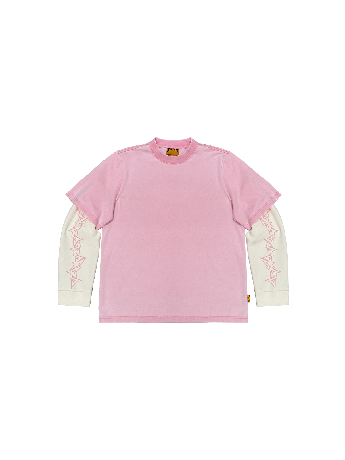 T-shirt superposé rose délavé - T-shirt SIDE ARTS (1)