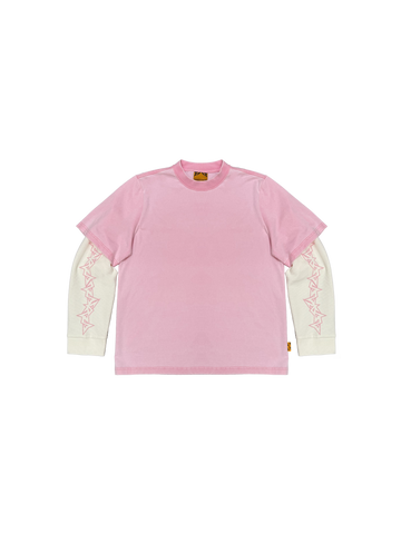 ROSA GEWASCHENES LAYERED TEE - T-Shirt SIDE ARTS