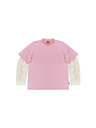 WASHED PINK LAYER TEE