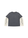GEWASCHENES GRAUES LAYER TEE