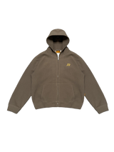 HEAVY WAFFLE ZIP HOODIE