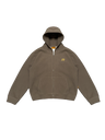 HEAVY WAFFLE ZIP HOODIE