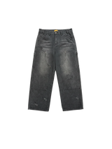 VINTAGE BLACK DOUBLE KNEE