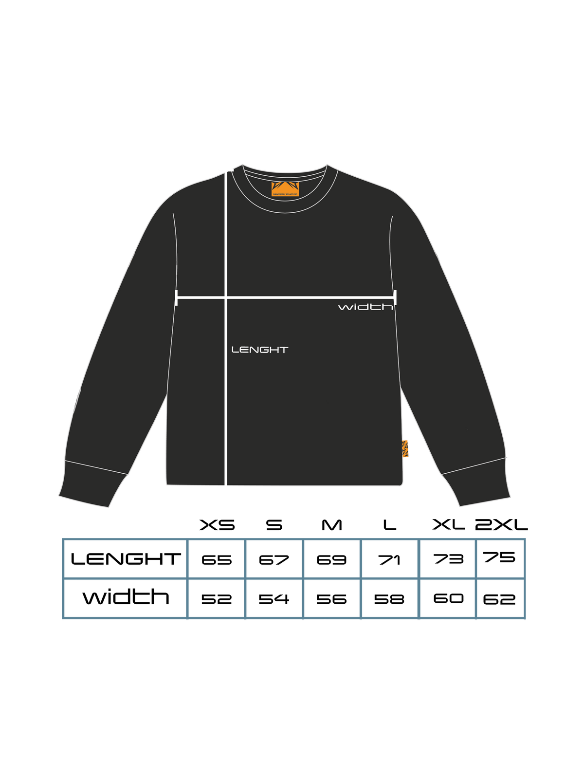 Größen & Passform — +33 LONGSLEEVE