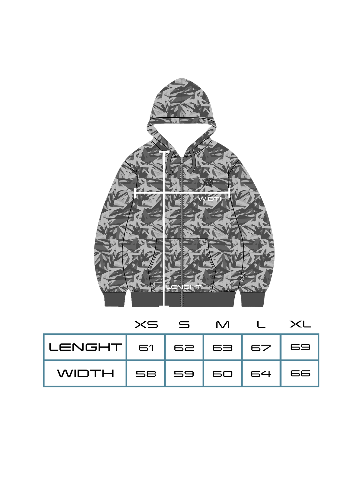 Tailles & coupe — SIGNATURE CAMO JACKET