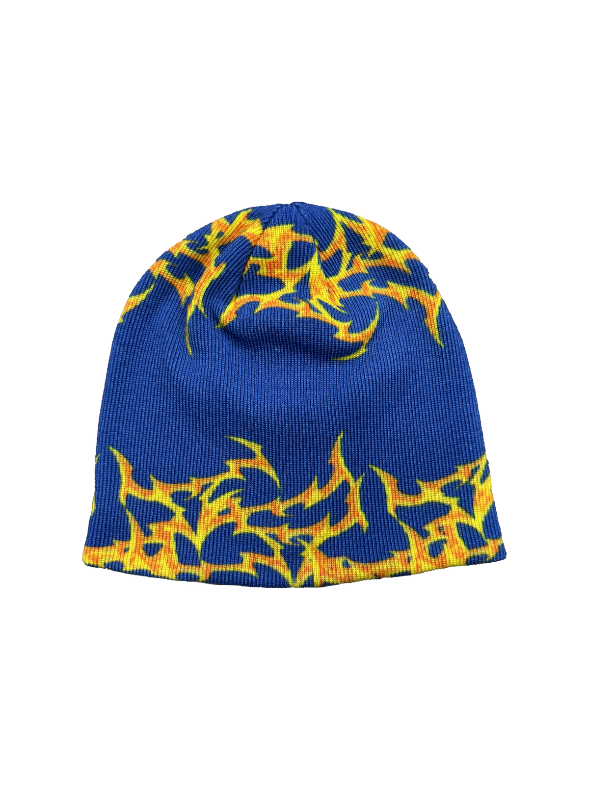 BLUE ORNAMENTS BEANIE SIDE ARTS - Bonnet (vue 2) - Beanie SIDE ARTS (2)