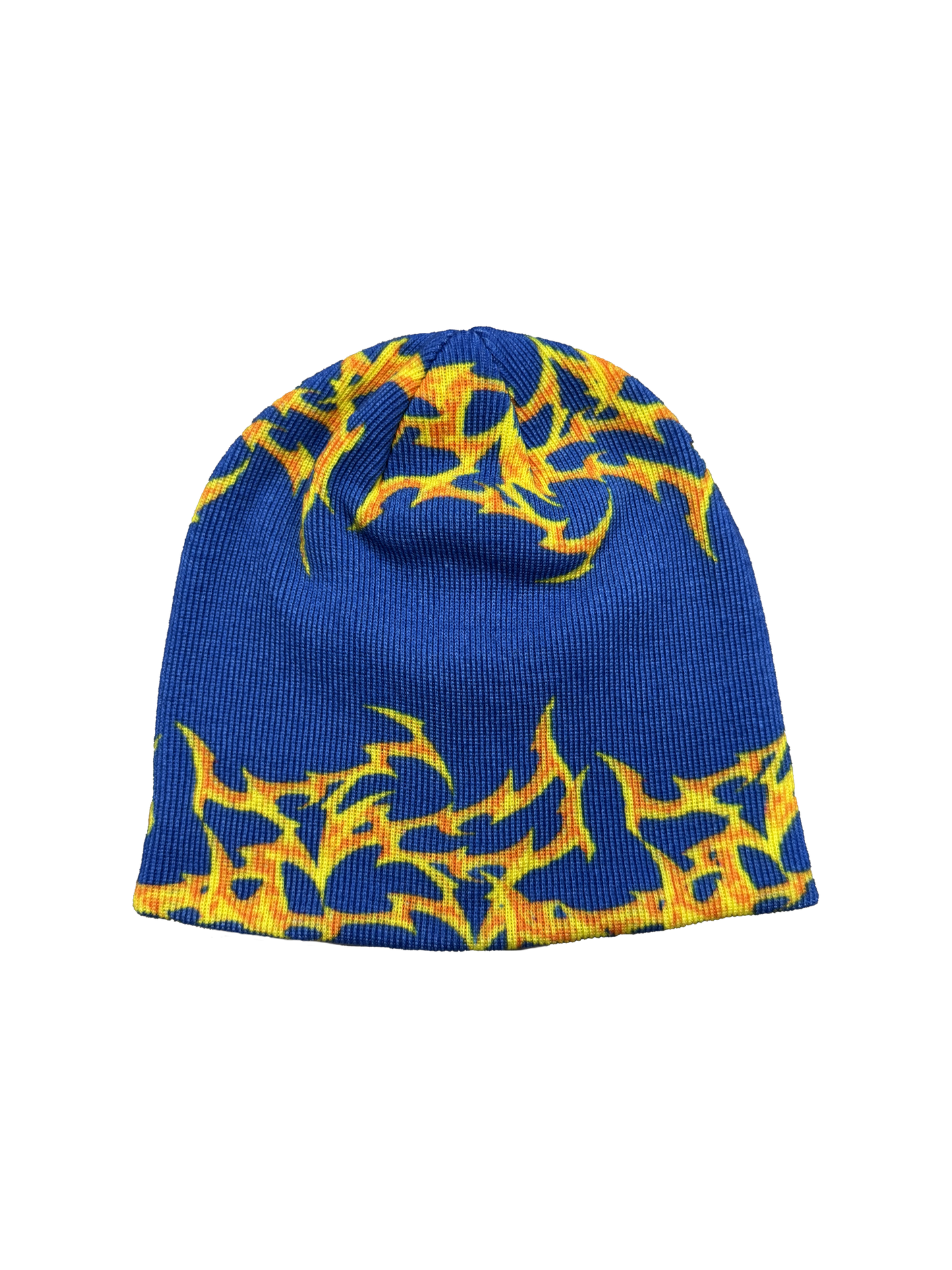 BLUE ORNAMENTS BEANIE