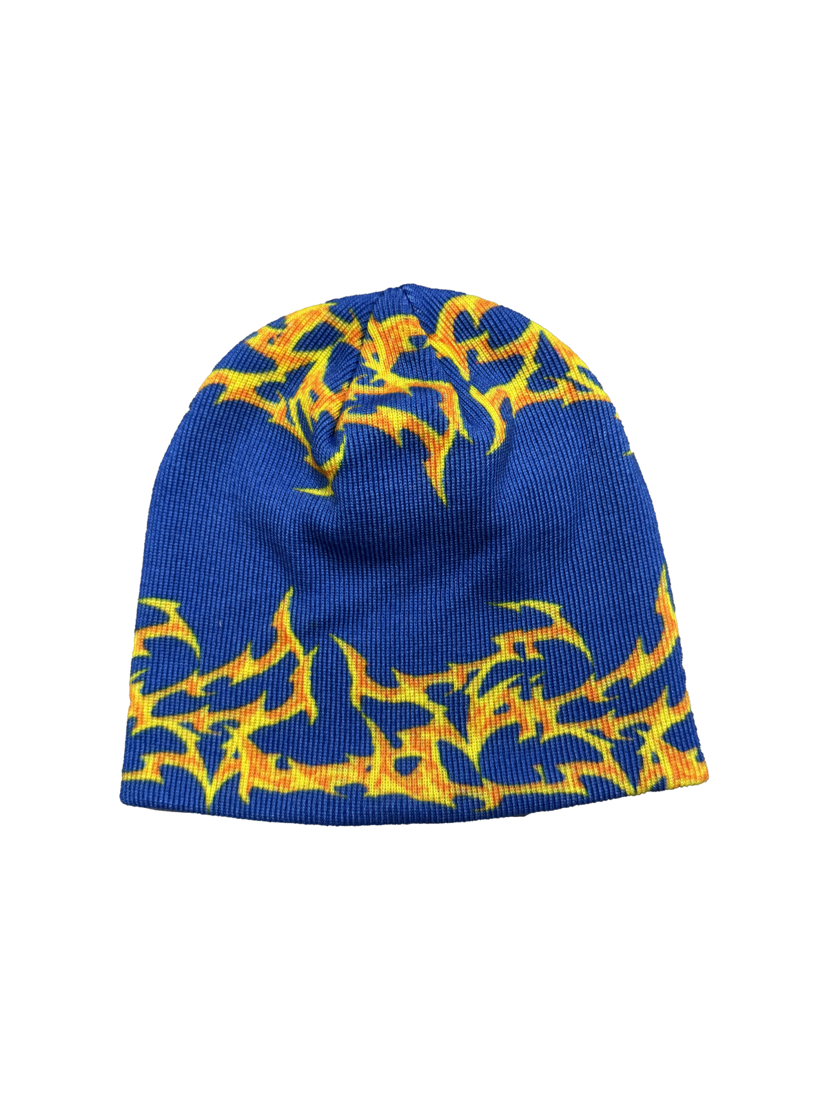 BLUE ORNAMENTS BEANIE SIDE ARTS - Bonnet (vue 3) - Beanie SIDE ARTS (3)