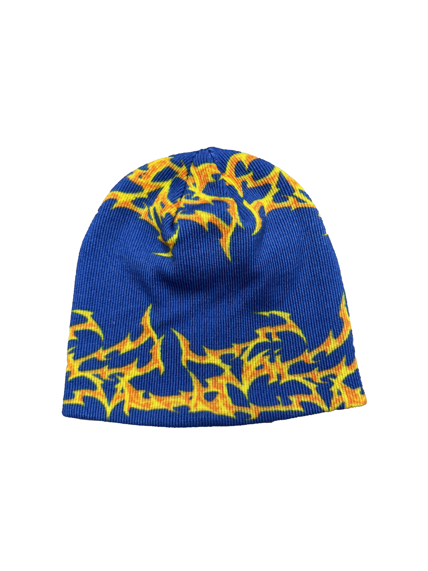 BLUE ORNAMENTS BEANIE